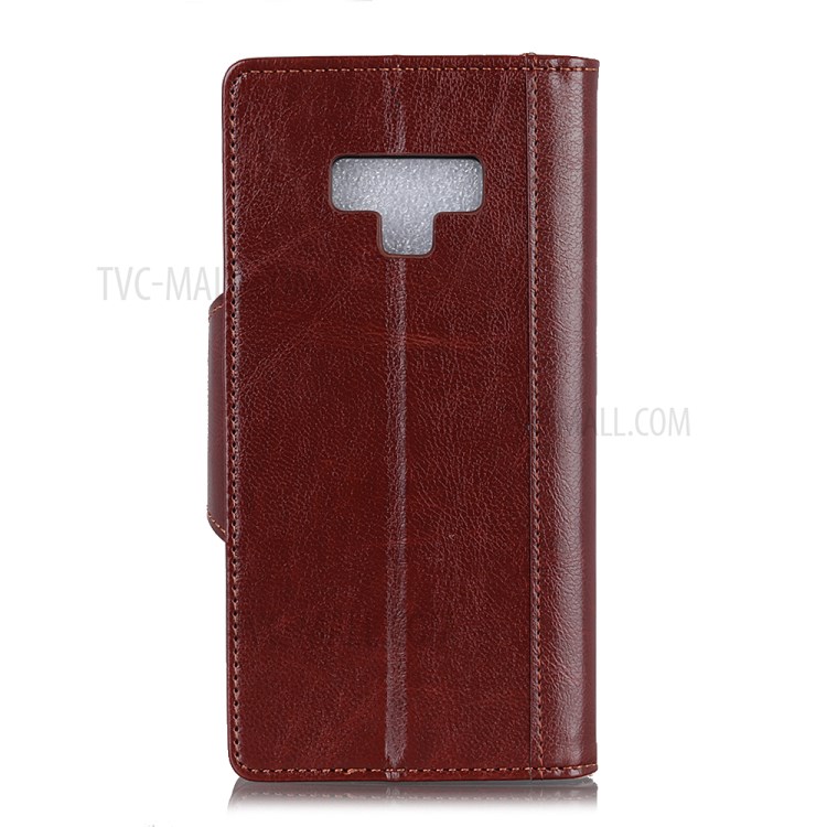Protection Textured PU Leather Wallet Case Cover for LG Stylo 6 - Brown-2