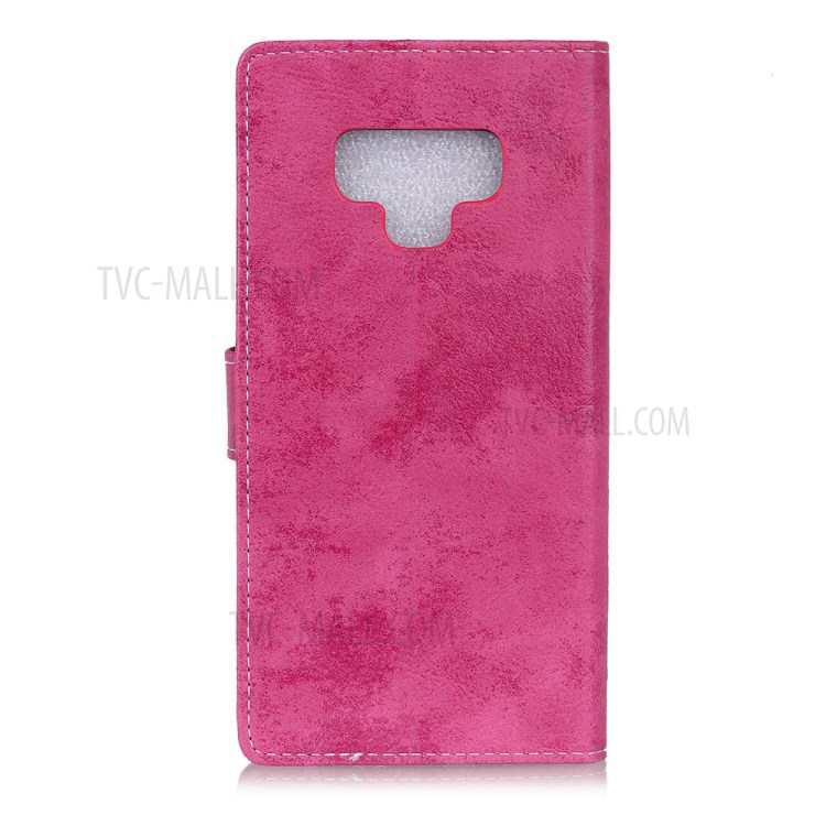 Vintage Style Wallet Leather Stand Case for LG Stylo 6 - Rose-2