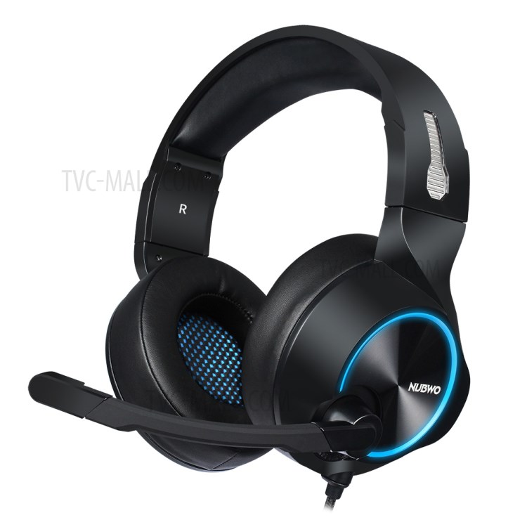 NUBWO N11 Gaming Headset 3.5mm Wired Gaming Headphones with Microphone - Black / Blue-2