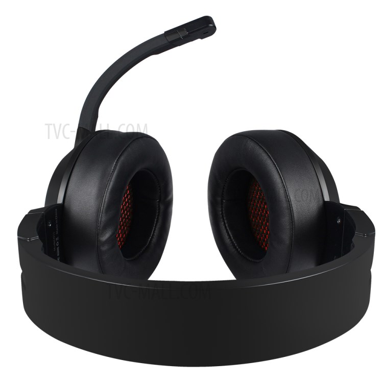 NUBWO N11 Casque Casque De Jeu USB Avec Microphone - Noir / Rouge-5