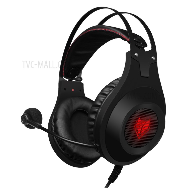 NUBWO N2U Single USB Gaming Headphone with Microphone and LED Light-5