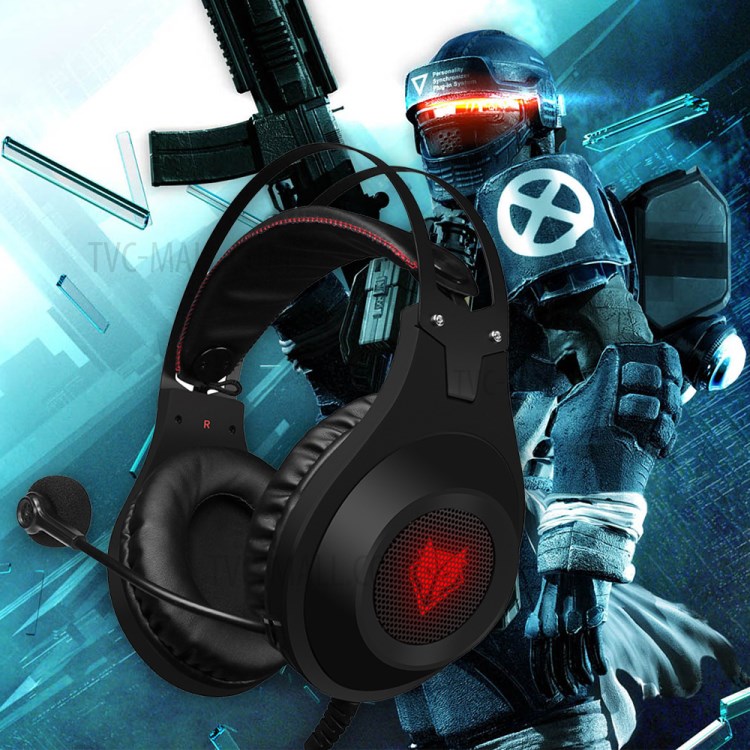 NUBWO N2U Single USB Gaming Headphone with Microphone and LED Light-8