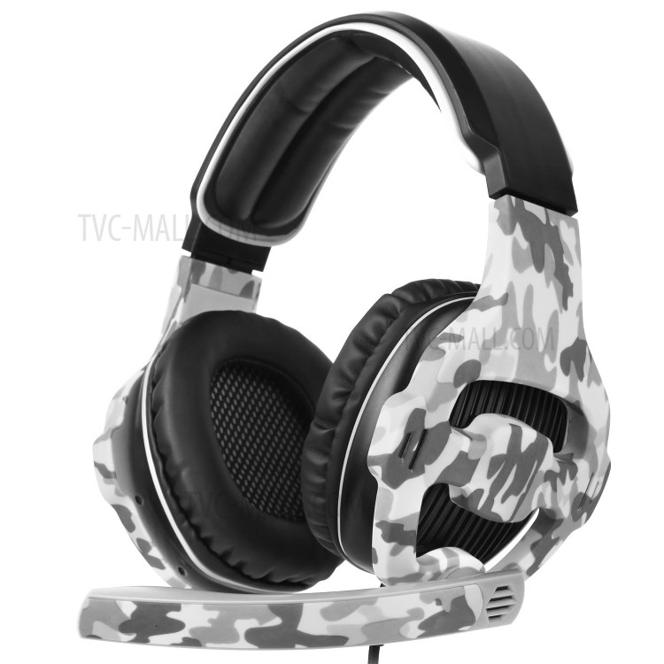 SADES SA810 3.5mm Wired Gaming Headset Stereo Gaming Headphone for Xbox One / PS4 / PC / TV - Camouflage-6