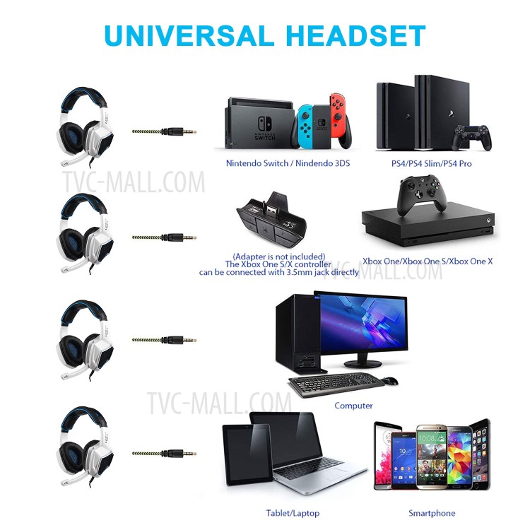Letton L9 Over-Ear Gaming-Kopfhörer Einstellbaren Haltebügel Kabel Headsets Mit Mikrofon-5