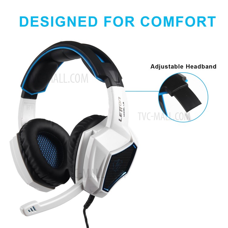 Letton L9 Over-Ear Gaming-Kopfhörer Einstellbaren Haltebügel Kabel Headsets Mit Mikrofon-6