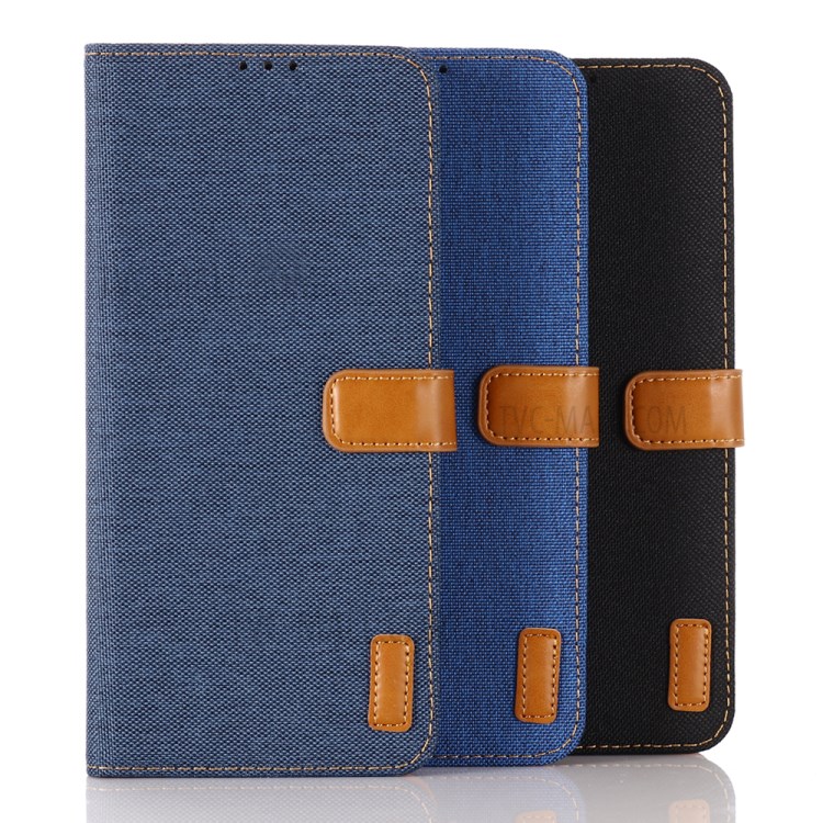 Oxford Cloth with Wallet Leather Stand Casing for LG V60 ThinQ 5G - Dark Blue-8