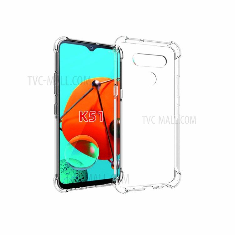 Shockproof Transparent TPU Phone Cover for LG K51-1