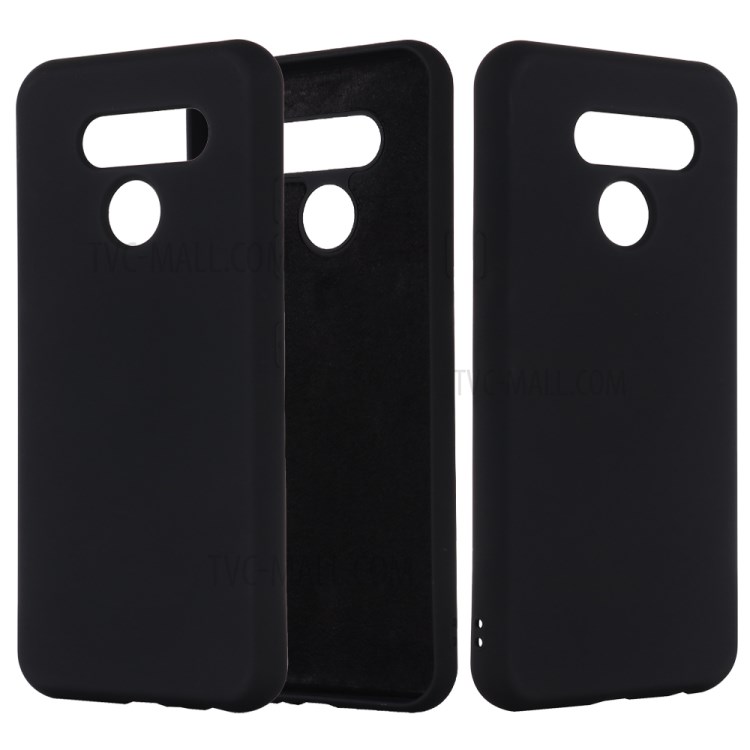 Liquid Silicone Cell Phone Case for LG K50 - Black-1