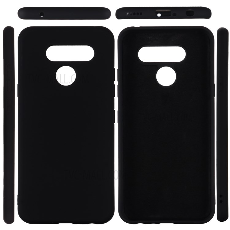 Liquid Silicone Cell Phone Case for LG K50 - Black-2