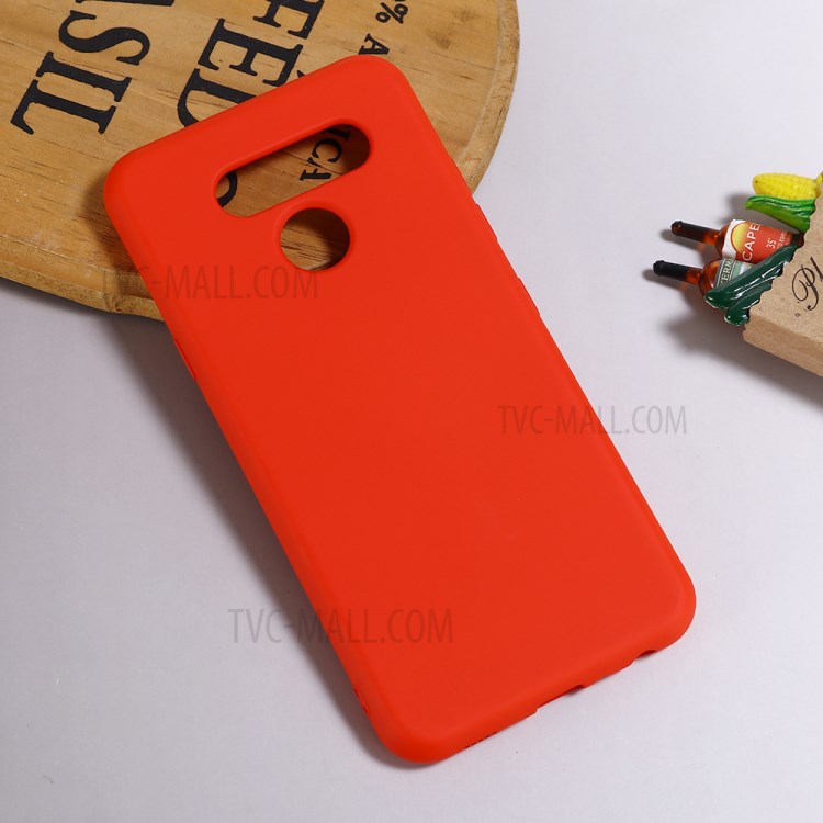 Liquid Silicone Cell Phone Case for LG K50 - Red-5