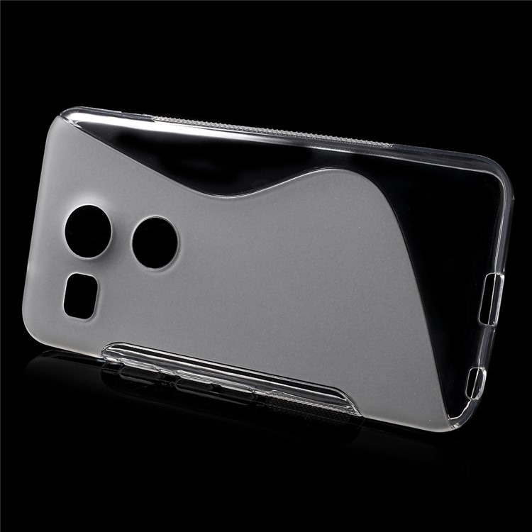 S-Shape Soft TPU Gel Case Cover for LG Nexus 5X - Transparent-2