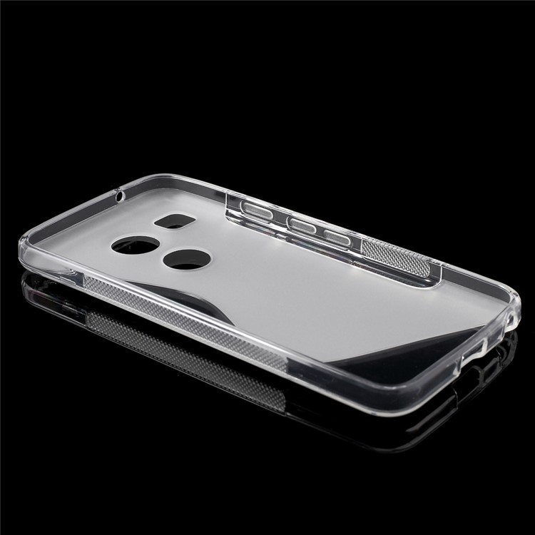 S-Shape Soft TPU Gel Case Cover for LG Nexus 5X - Transparent-3