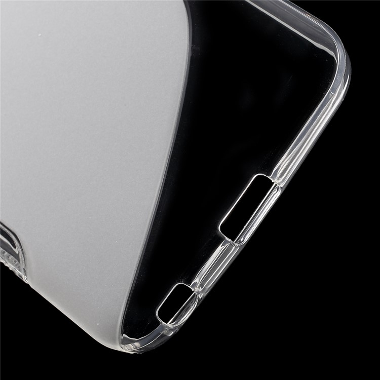 S-Shape Soft TPU Gel Case Cover for LG Nexus 5X - Transparent-4