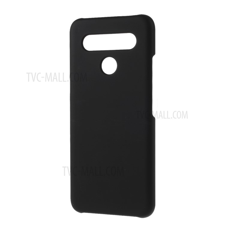 Прорезиненной Жесткий Чехол Для ПК LG K41S - Черный-2