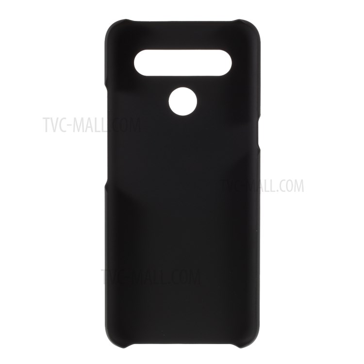 Прорезиненной Жесткий Чехол Для ПК LG K41S - Черный-3