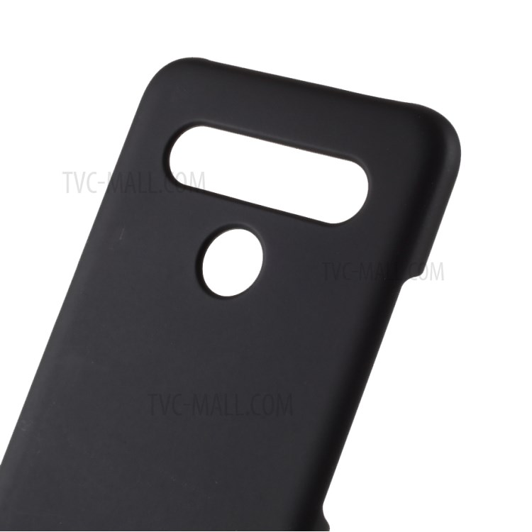 Прорезиненной Жесткий Чехол Для ПК LG K41S - Черный-4