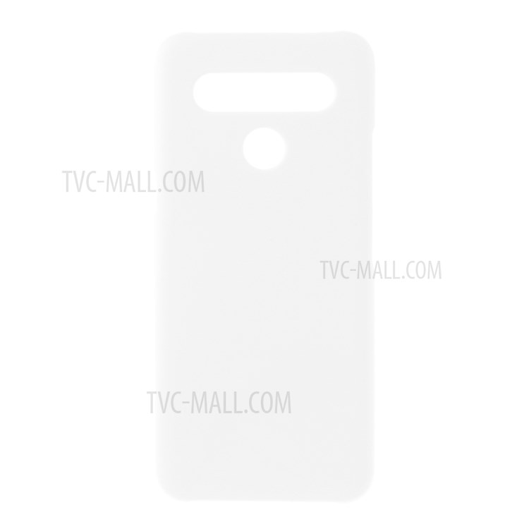 Rubberized Hard PC Case for LG K41S - White-1