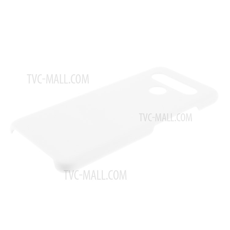 Rubberized Hard PC Case for LG K41S - White-4