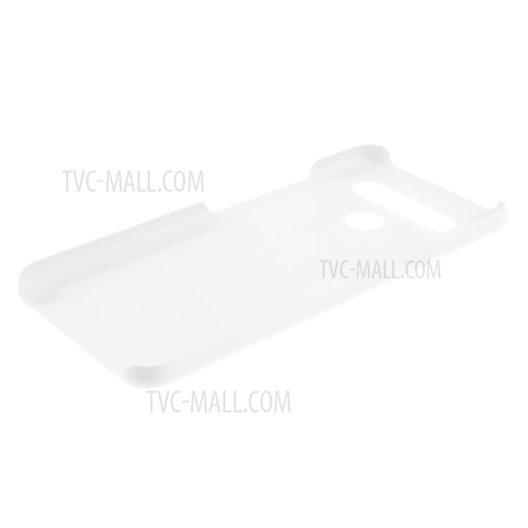 Rubberized Hard PC Case for LG K41S - White-5