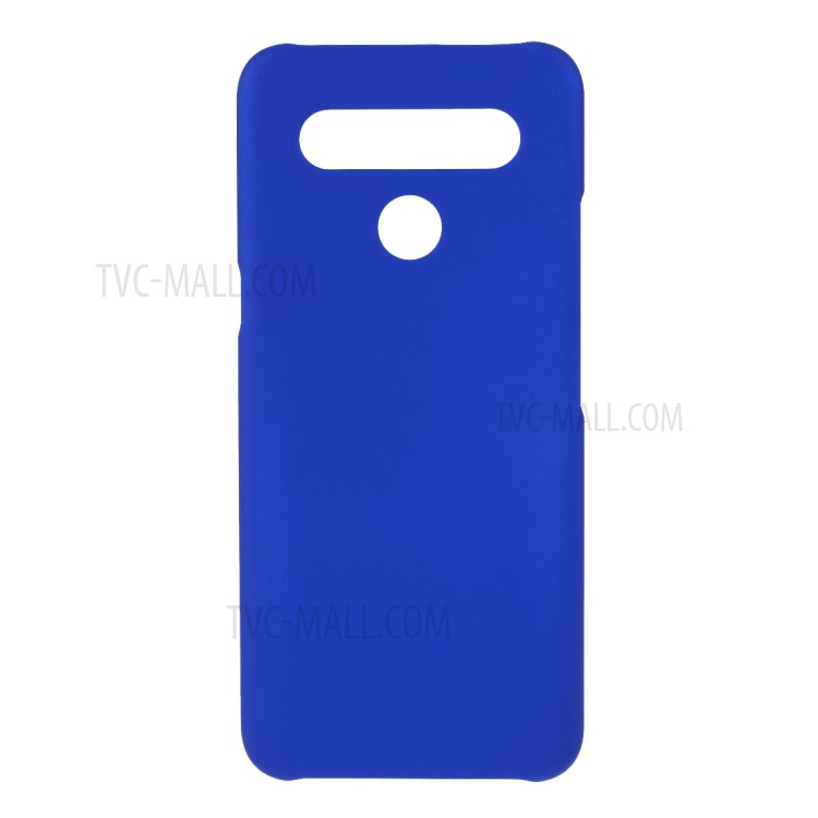 Rubberized Hard PC Case for LG K41S - Dark Blue-1