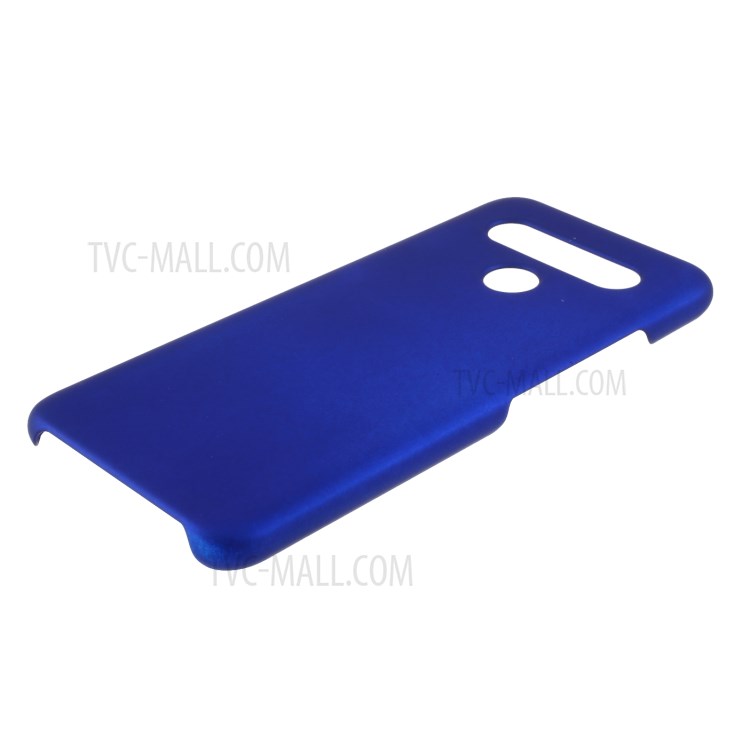 Rubberized Hard PC Case for LG K41S - Dark Blue-4