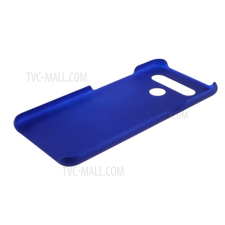 Rubberized Hard PC Case for LG K41S - Dark Blue-5