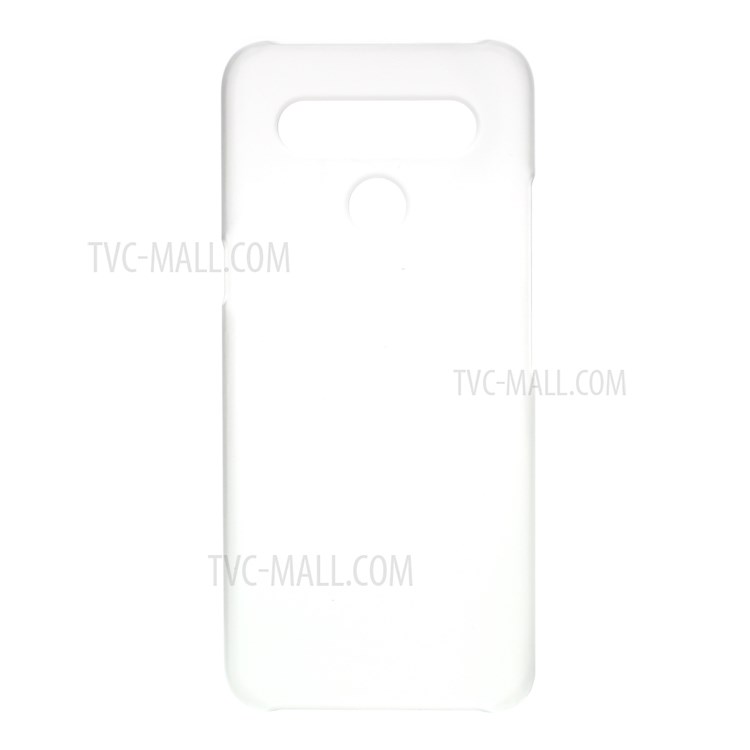 Rubberized Hard PC Case for LG K41S - Transparent-1