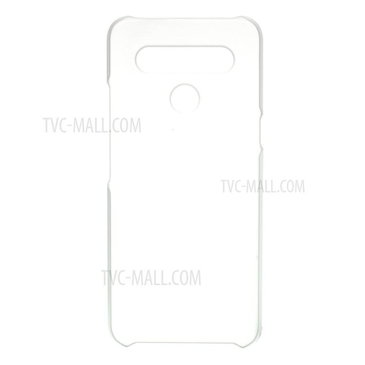 Rubberized Hard PC Case for LG K41S - Transparent-2