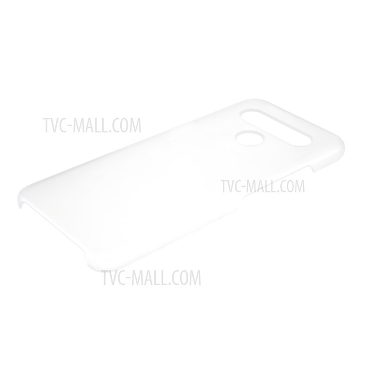 Rubberized Hard PC Case for LG K41S - Transparent-3