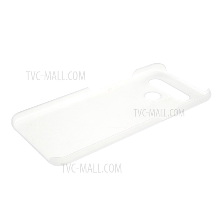 Rubberized Hard PC Case for LG K41S - Transparent-4
