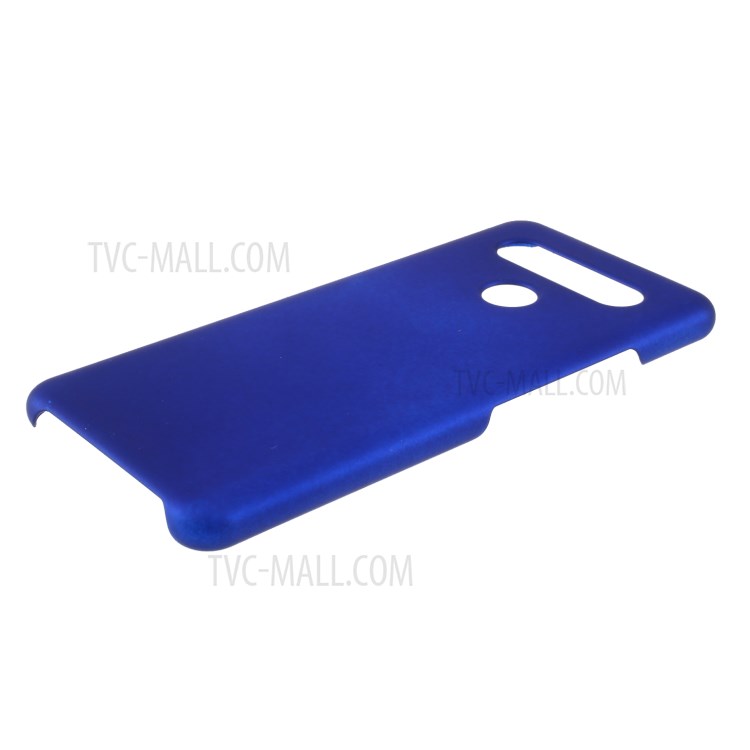 Rubberized Hard Plastic Case for LG K51S - Dark Blue-4