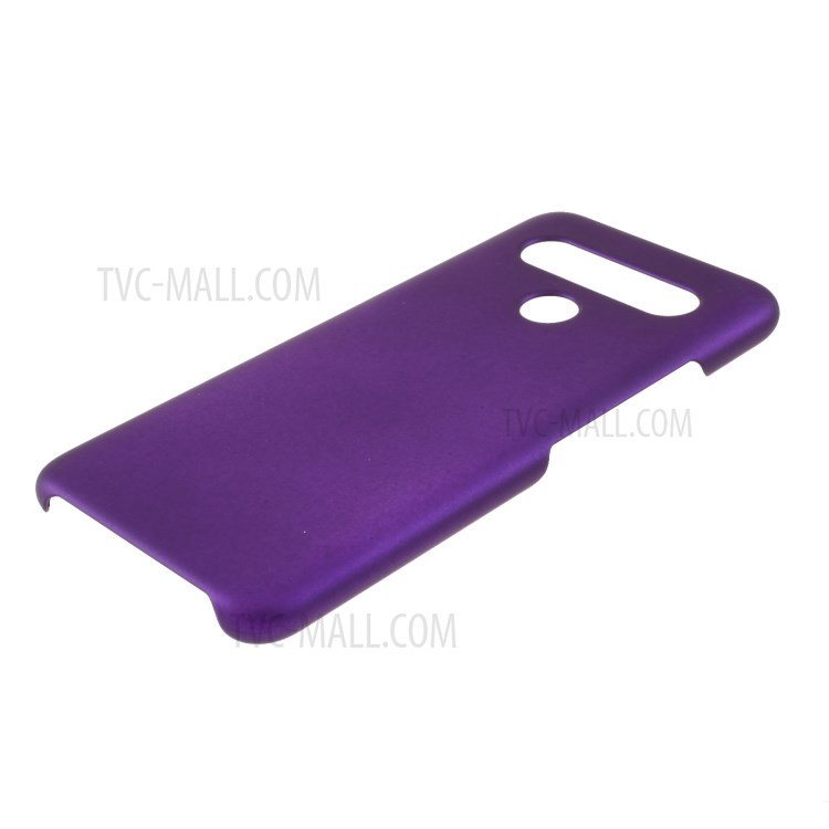 Rubberized Plastic Cell Phone Case for LG K61 - Purple-4