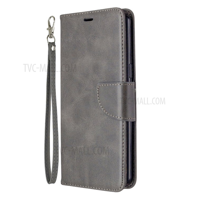 Wallet Leather Case with Stand Shell for LG K51 - Grey-2