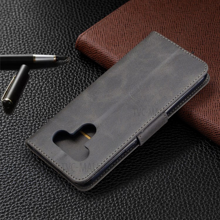 Wallet Leather Case with Stand Shell for LG K51 - Grey-8