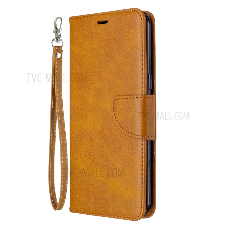 Wallet Leather Case with Stand Shell for LG K51 - Brown-2