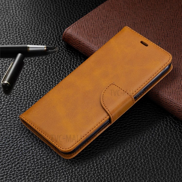 Wallet Leather Case with Stand Shell for LG K51 - Brown-7