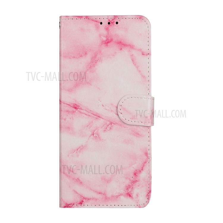 Printing Skin Magnetic Leather Cell Phone Cover for LG Stylo 6 - Pink-3