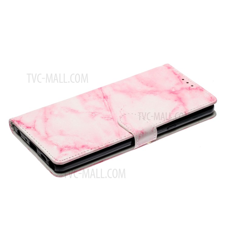 Printing Skin Magnetic Leather Cell Phone Cover for LG Stylo 6 - Pink-6