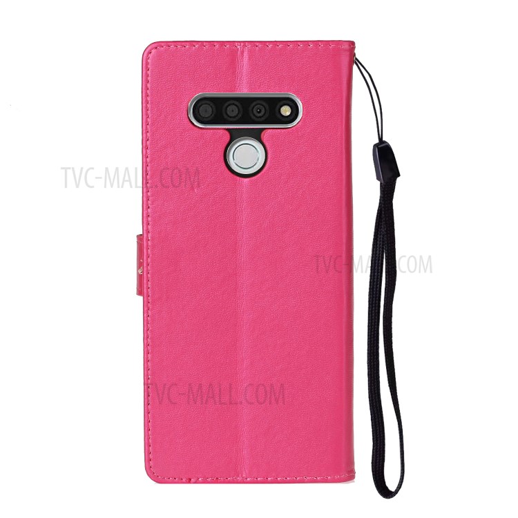 Wallet Design Leather Stand Case Cover for LG Stylo 6 - Rose-4