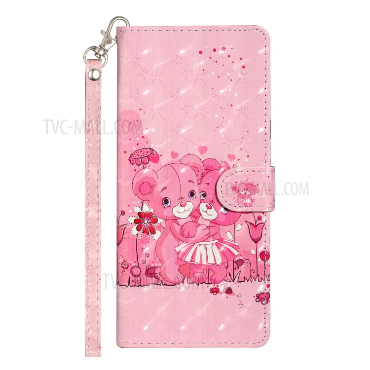 Light Spot Decor Pattern Printing Wallet Stand Leather Case with Strap for LG Stylo 6 - Elephant-3