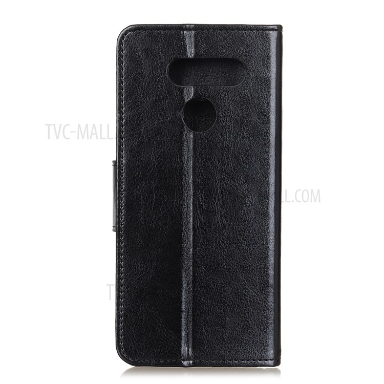Crazy Horse Wallet Leather Stand Case Protective Shell for LG Harmony 4 - Black-8
