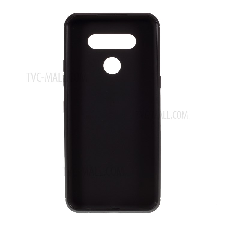 Carbon Fibre Skin TPU Shell for LG K51 - Black-3
