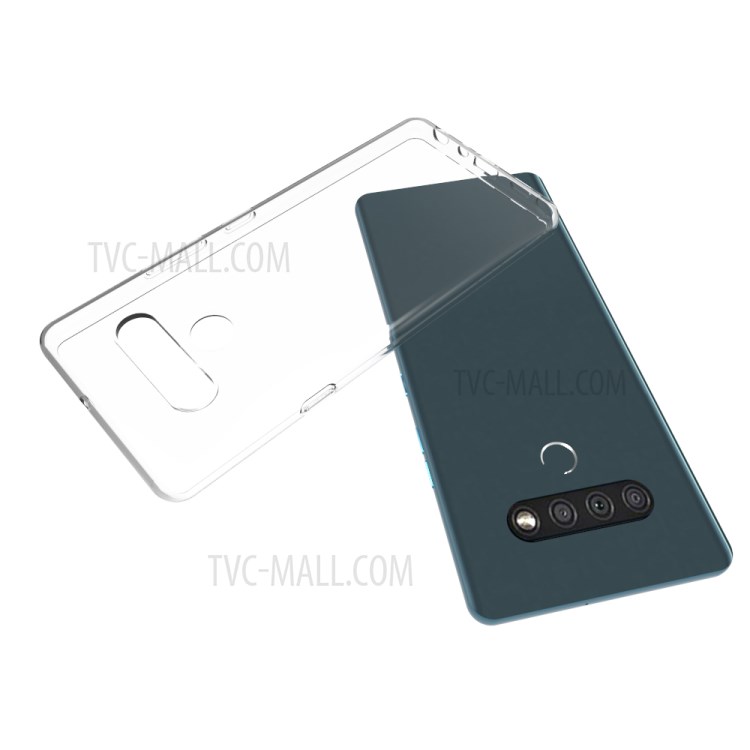 10PCS Clear Back Case Soft TPU Phone Cover for LG Stylo 6-5