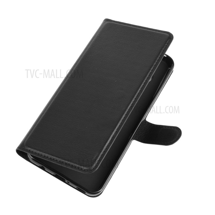 Litchi Texture Wallet Stand Leather Shell Cover for LG V60 ThinQ 5G - Black-2