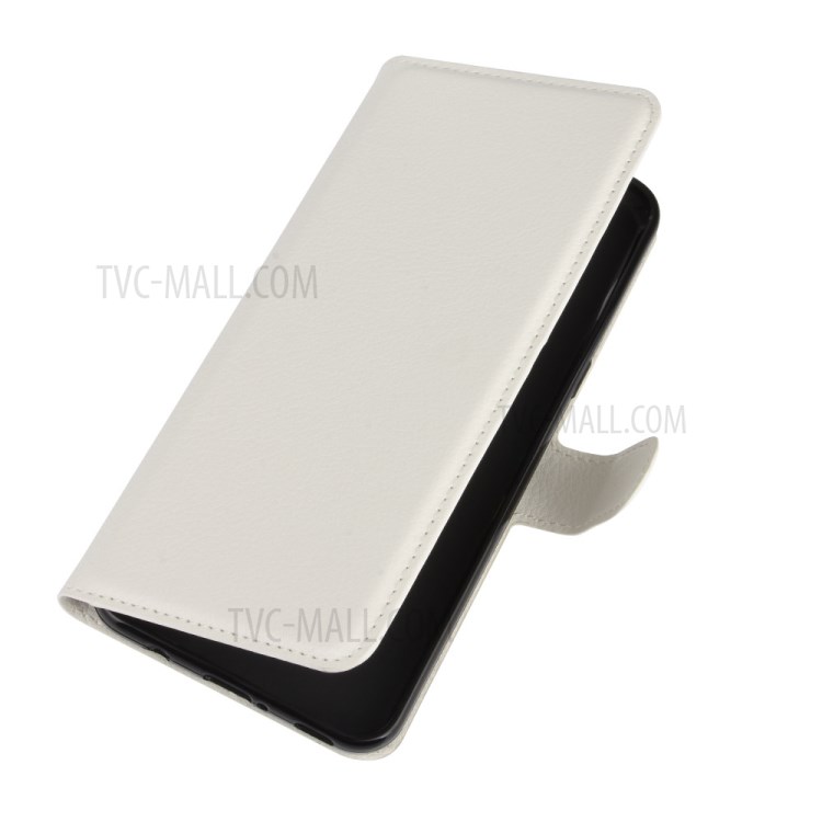 Litchi Texture Wallet Stand Leather Shell Cover for LG V60 ThinQ 5G - White-2