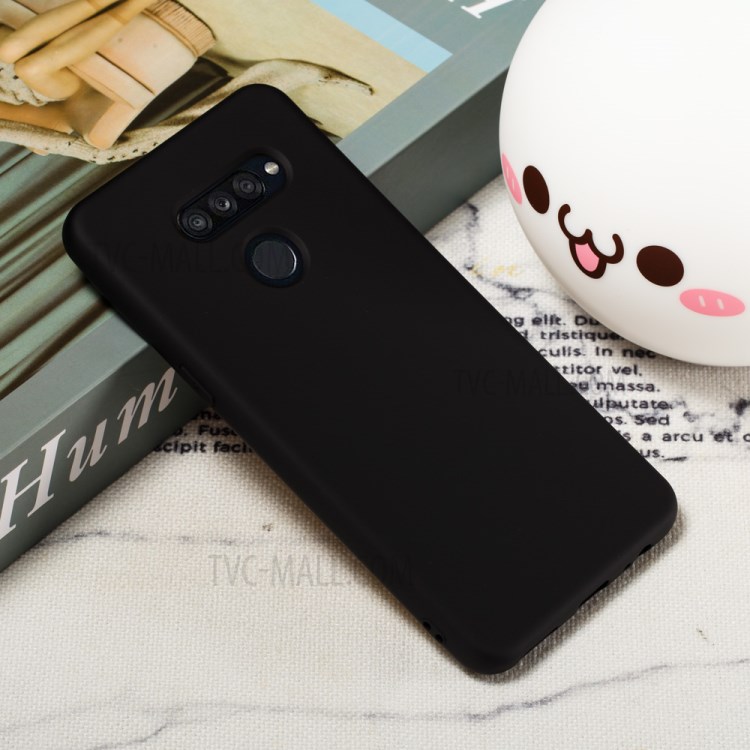 Liquid Silicone Phone Cover Case for LG K50S - Black-6