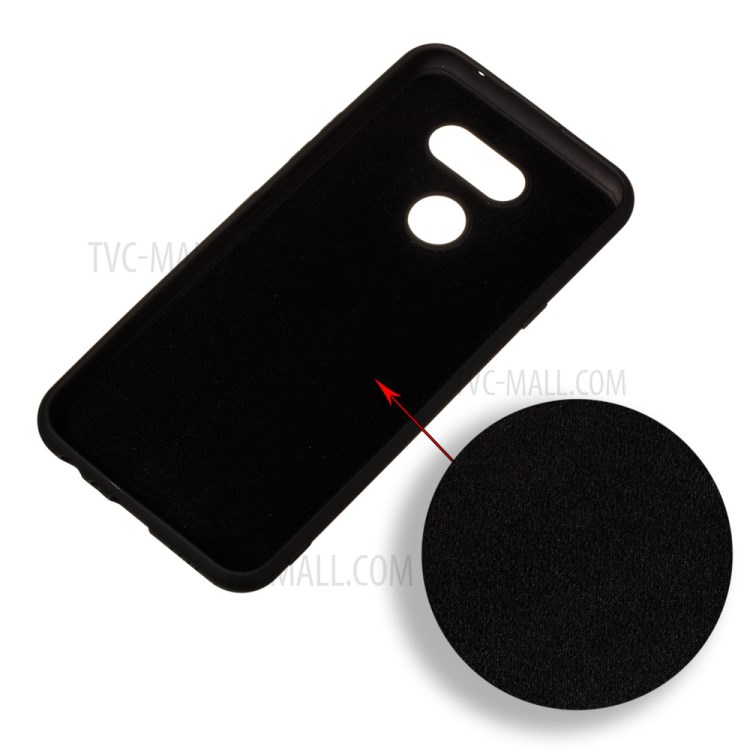 Liquid Silicone Shell Case for LG K40S - Black-3