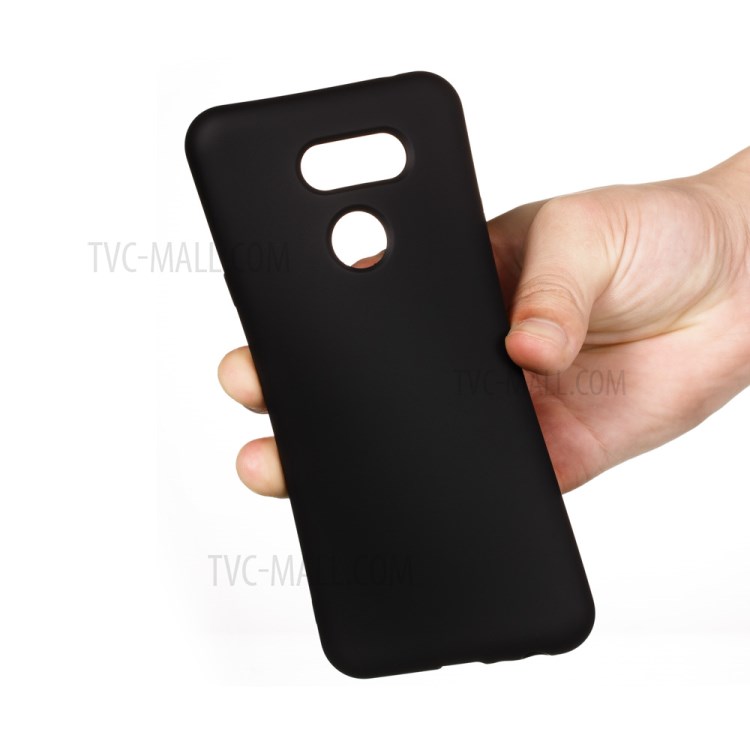 Liquid Silicone Shell Case for LG K40S - Black-4