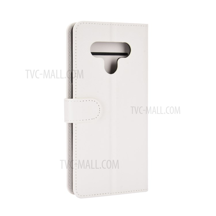 Crazy Horse Skin Leather Protective Shell with Card Slots and Cash Pocket for LG Stylo 6 - White-7