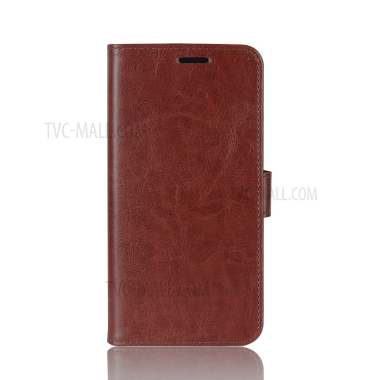 Crazy Horse Skin Leather Protective Shell with Card Slots and Cash Pocket for LG Stylo 6 - Brown-2